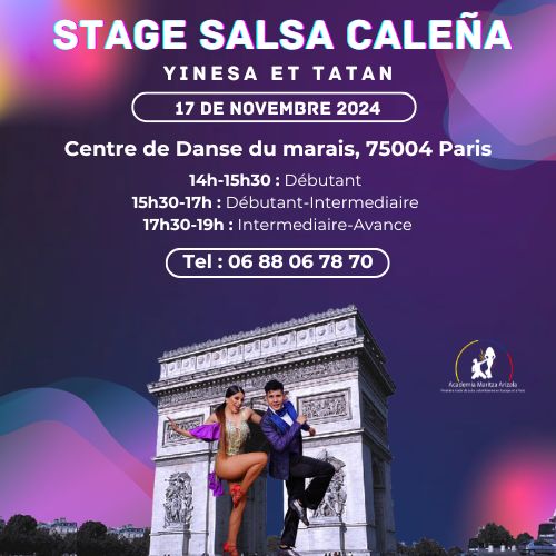 Stage Salsa Caleña avec Yinessa y Tatan