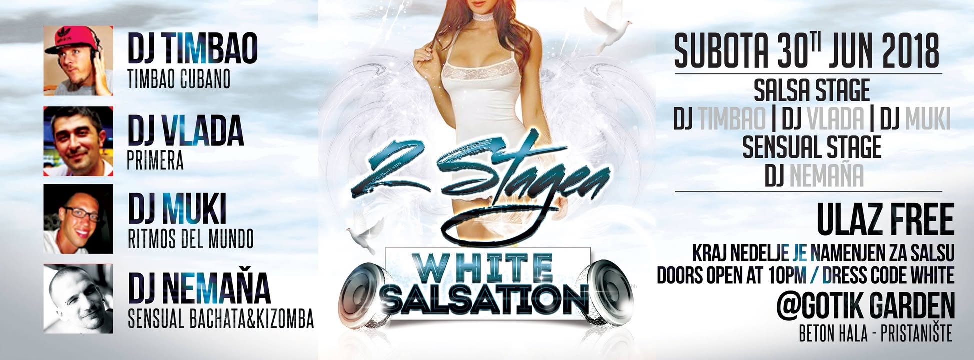 White Salsation 30. Jun 2 Stage-a Dresscode White Gotik