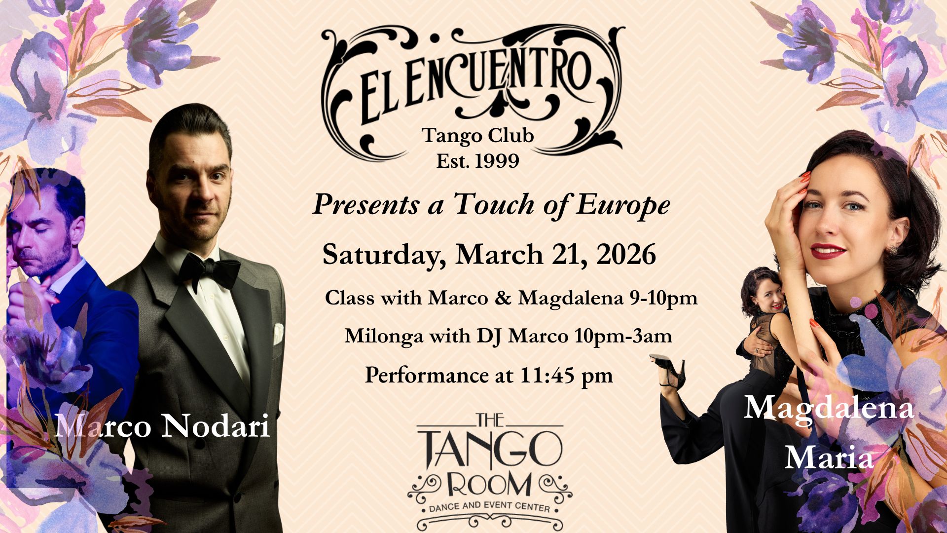 Tango with a European Flavor at El Encuentro!
