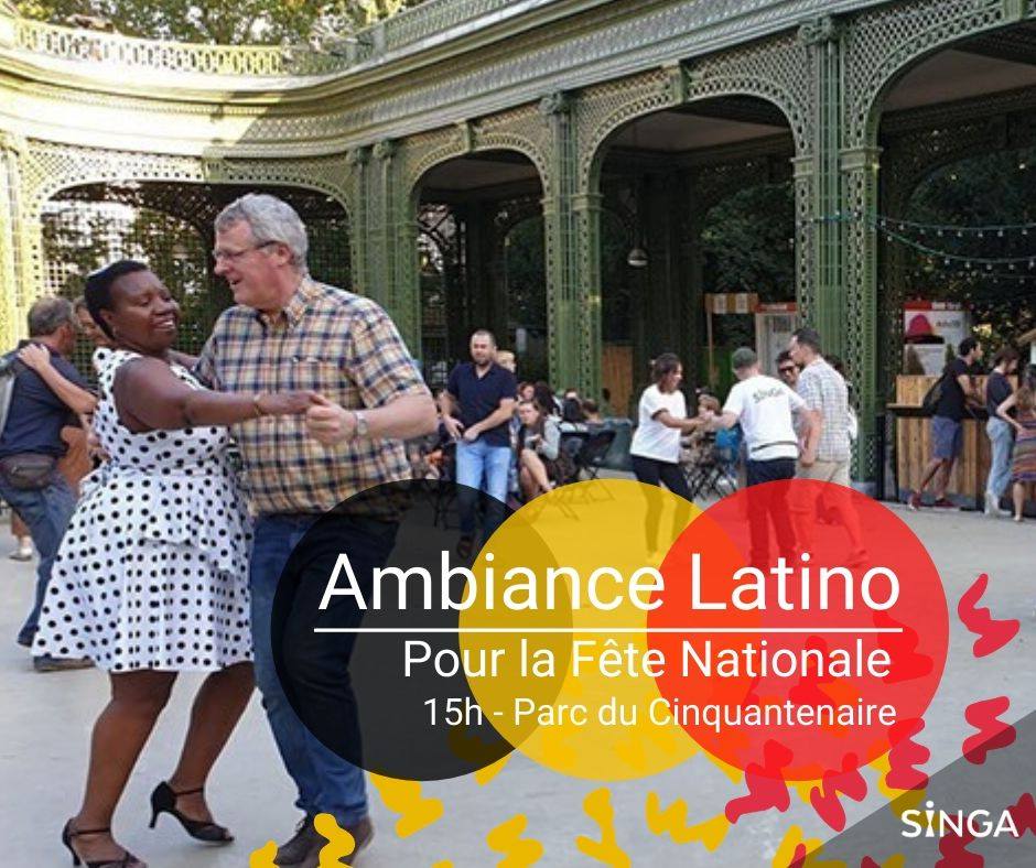 Salsa pour la fête Nationale au parc du Cinquantenaire