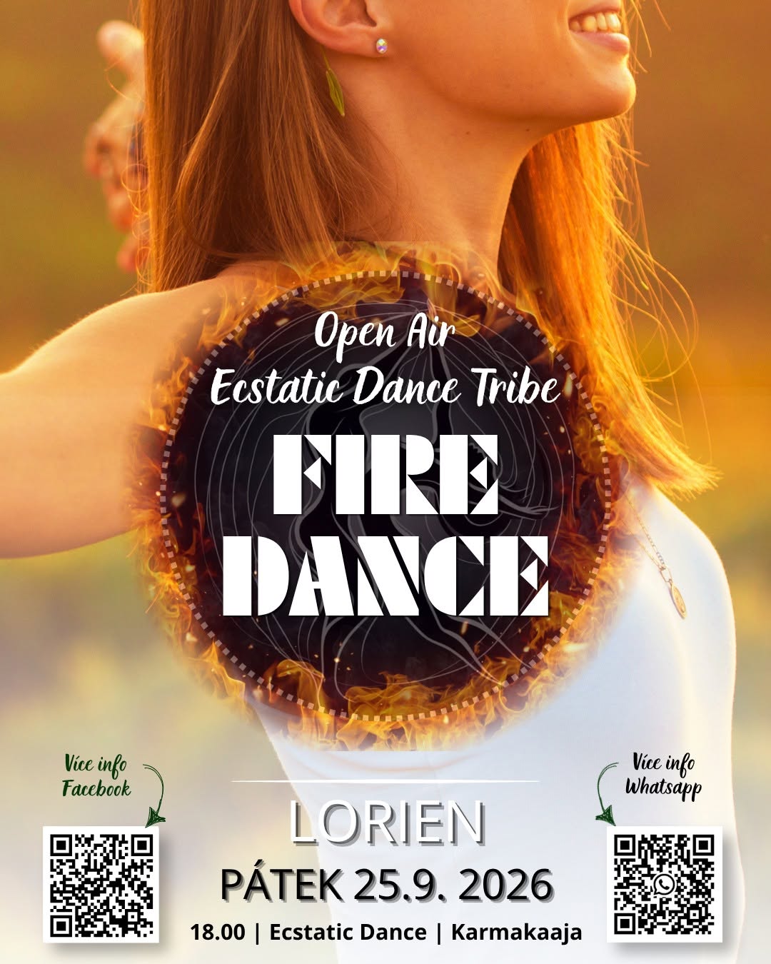 FIRE DANCE Open Air Ecstatic Dance Tribe @Lorien PÁ 25.9. 18:00