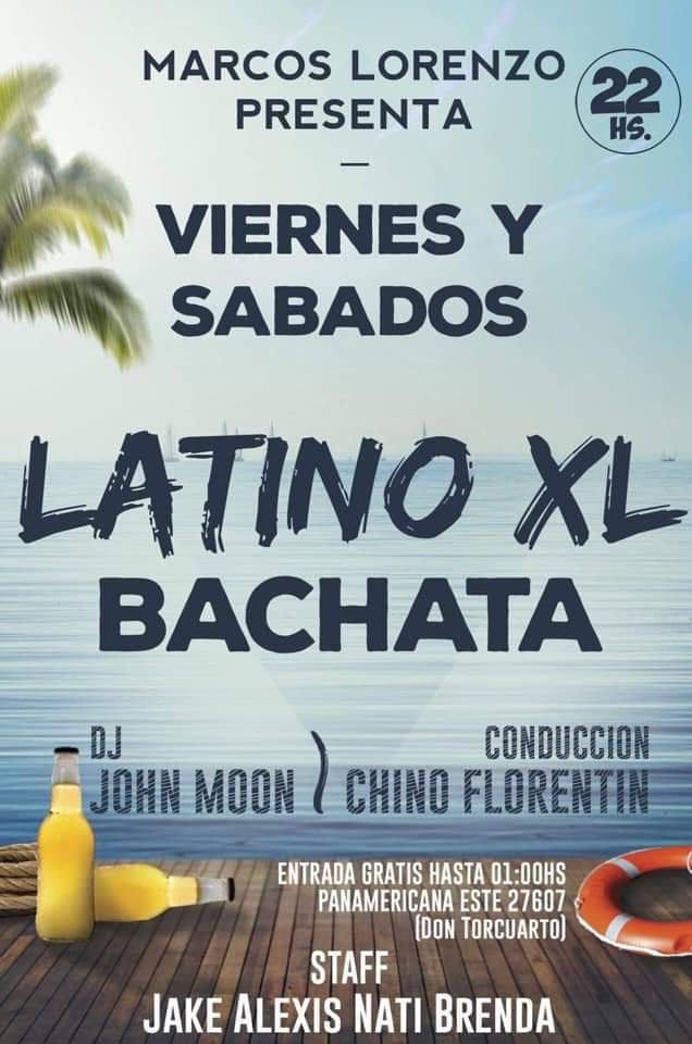 Bachata - Latino XL Viernes 18 de Enero