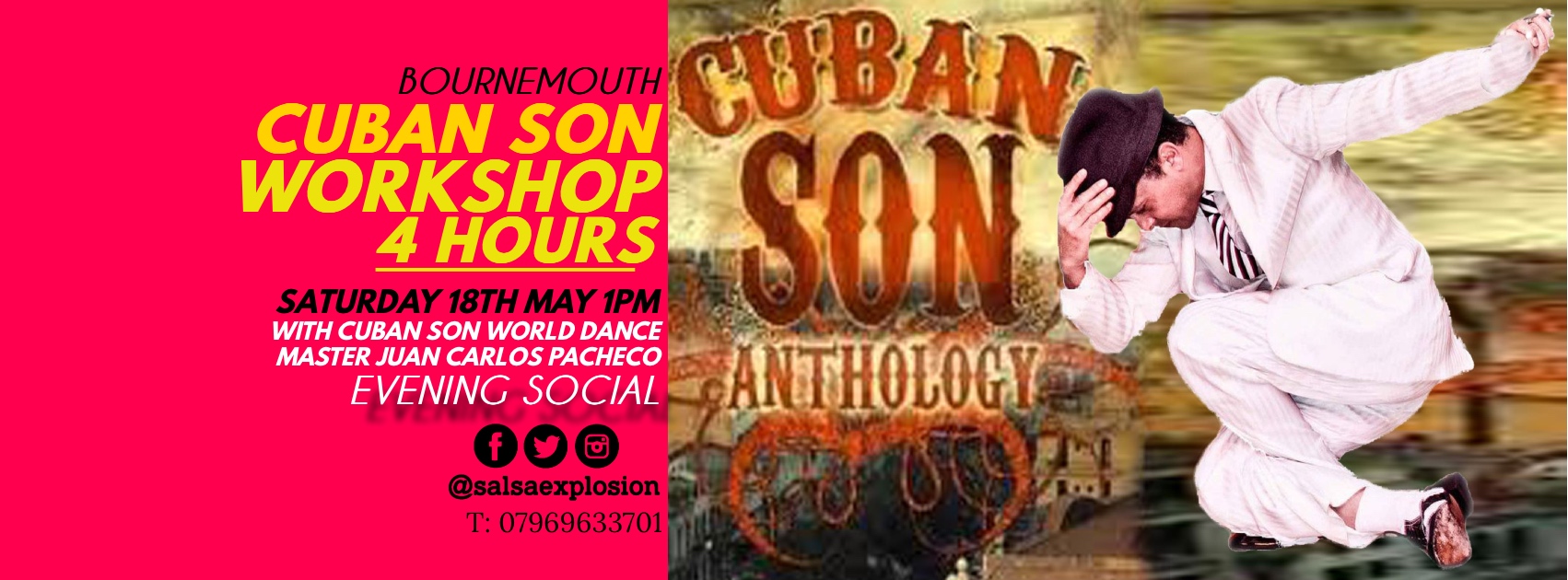 Son Cubano Workshop! With World famous Cuban teacher Juan Carlos Pacheco Plus evening Social