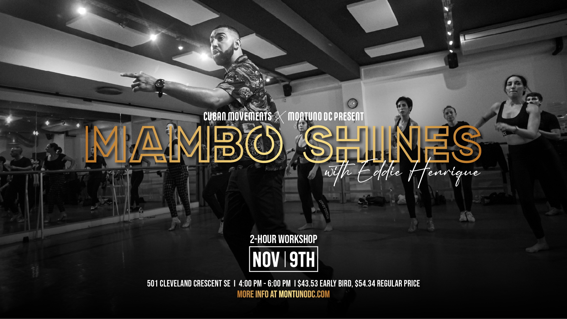 MAMBO SHINES WITH EDDIE HENRIQUE