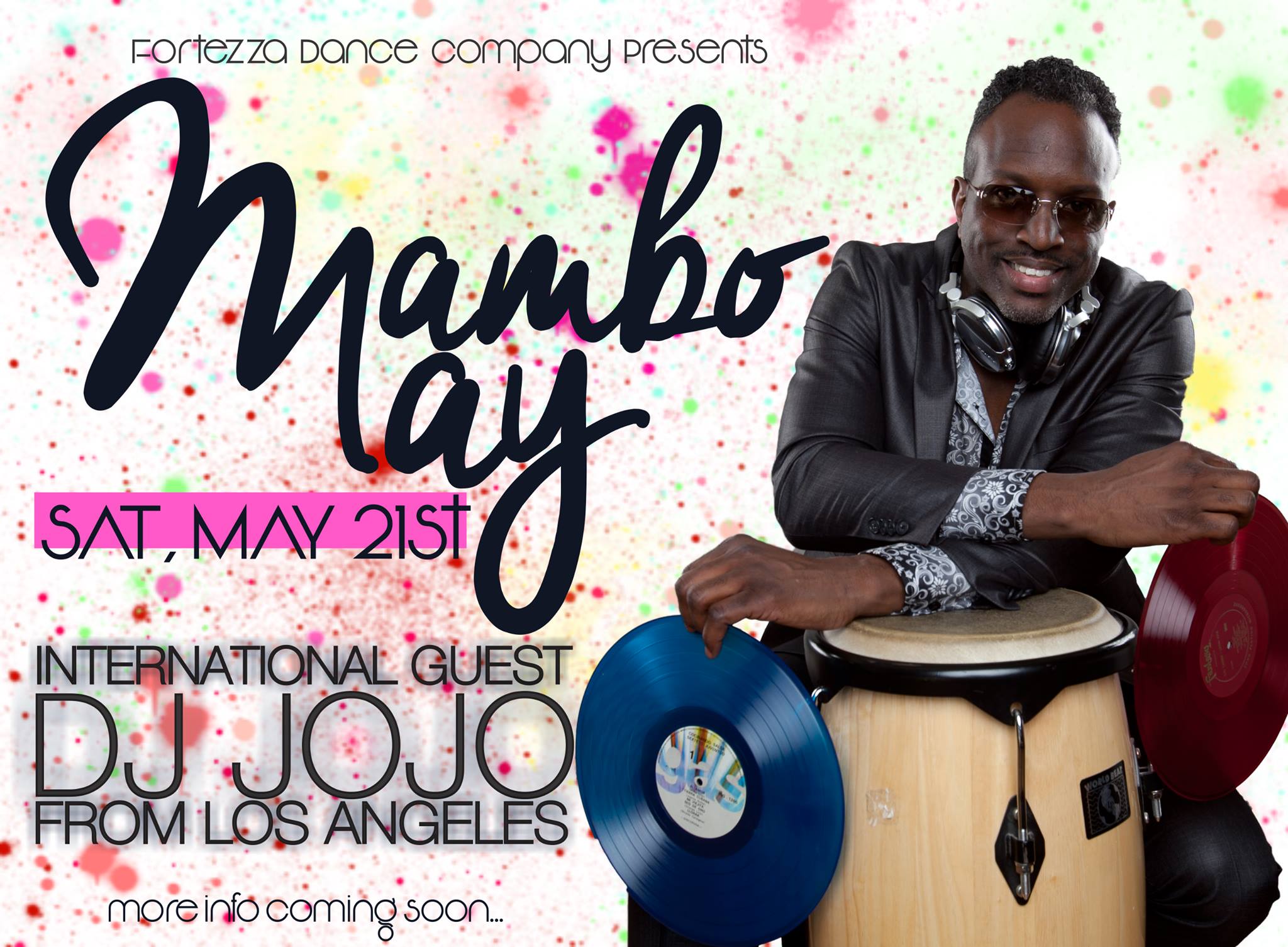 Mambo May with DJ JOJO and Selene Tovar at the Fortezza Social