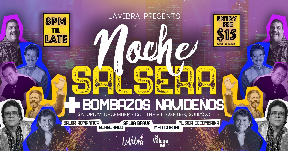 NOCHE SALSERA + BOMBAZOS NAVIDEÑOS