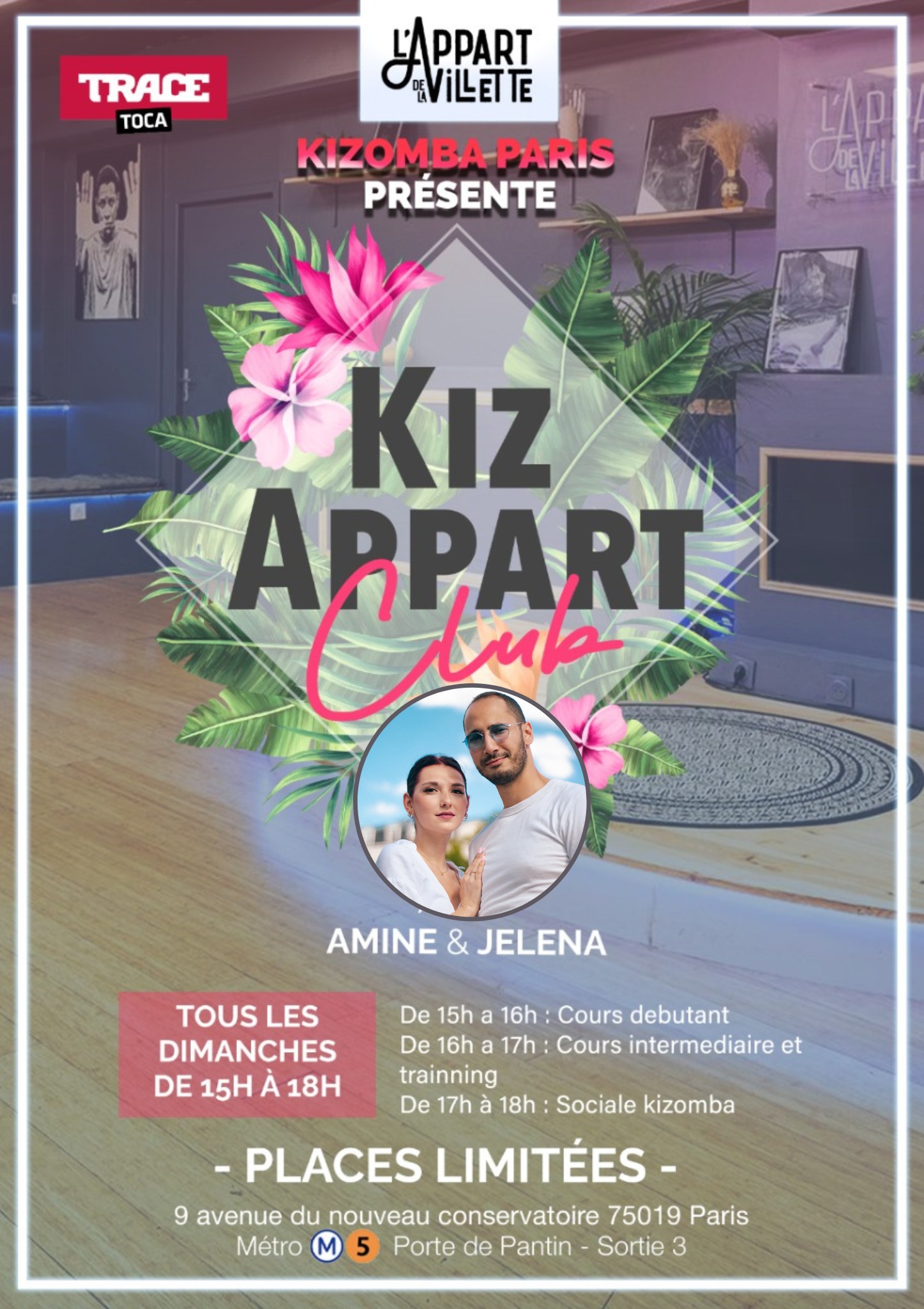 Kiz Appart Club Special Guest Amine&Jelana