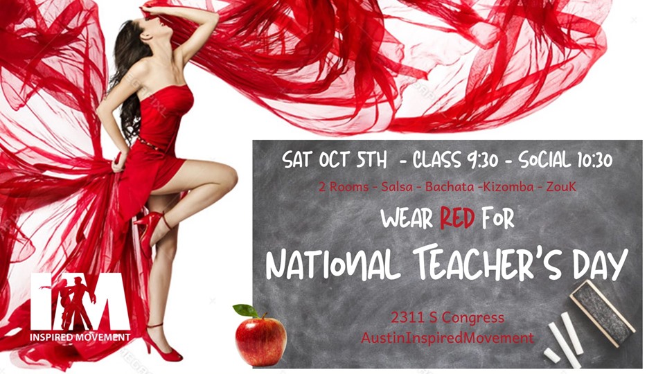 Teacher Appreciation WEAR RED (all style social)
