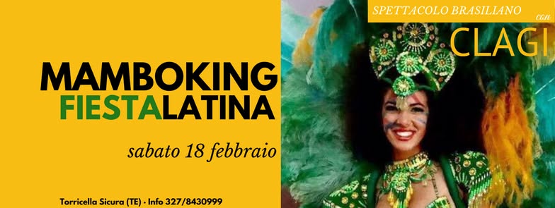 MamboKing Sabato 18 febbraio Fiestalatina e Spettacolo