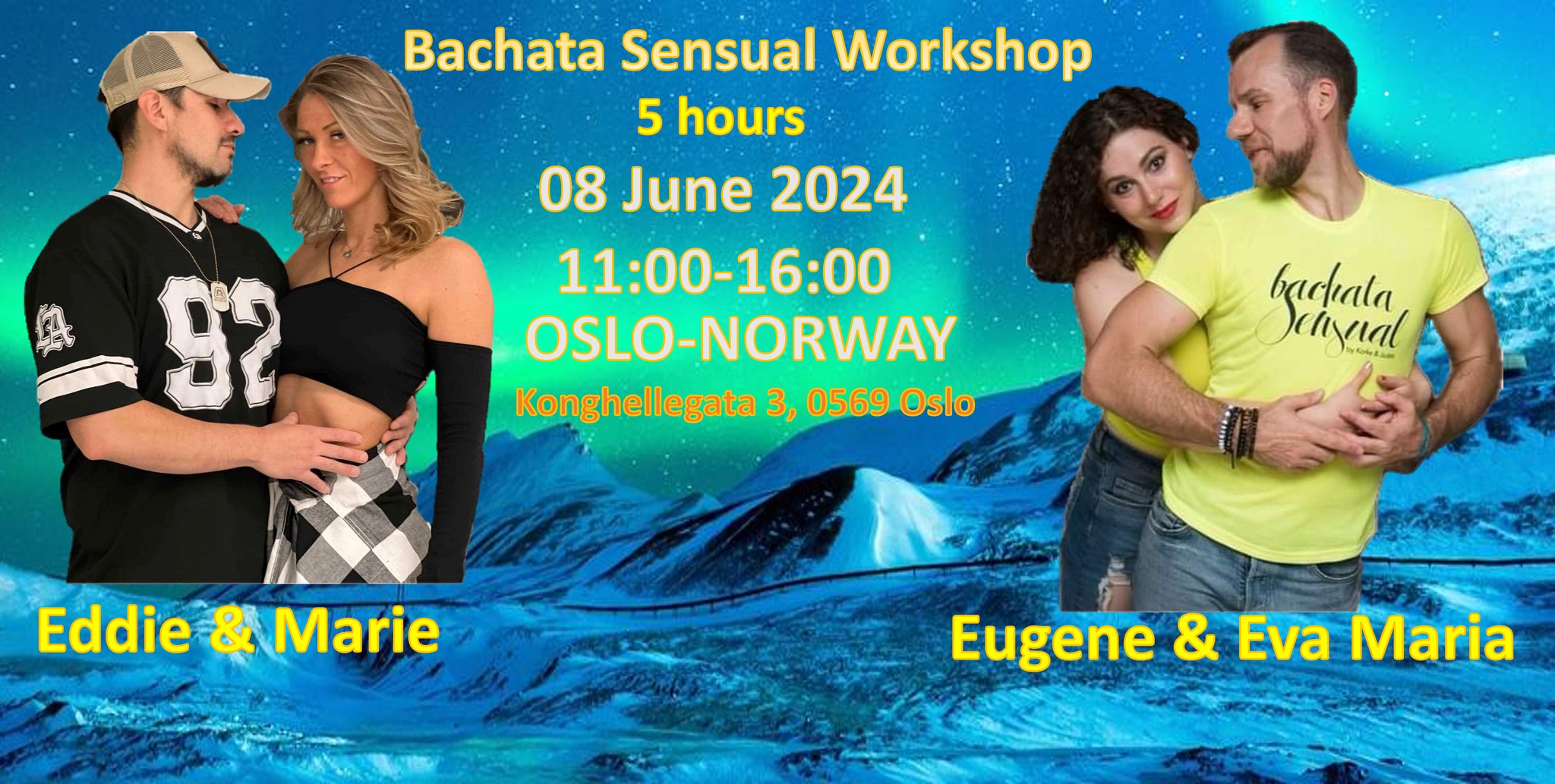 Bachata Sensual Workshop in Oslo