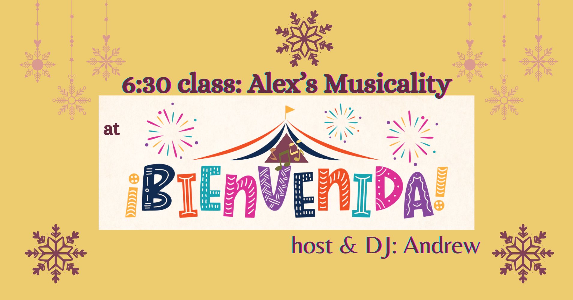 Alex's Musicality Class at Bienvenida