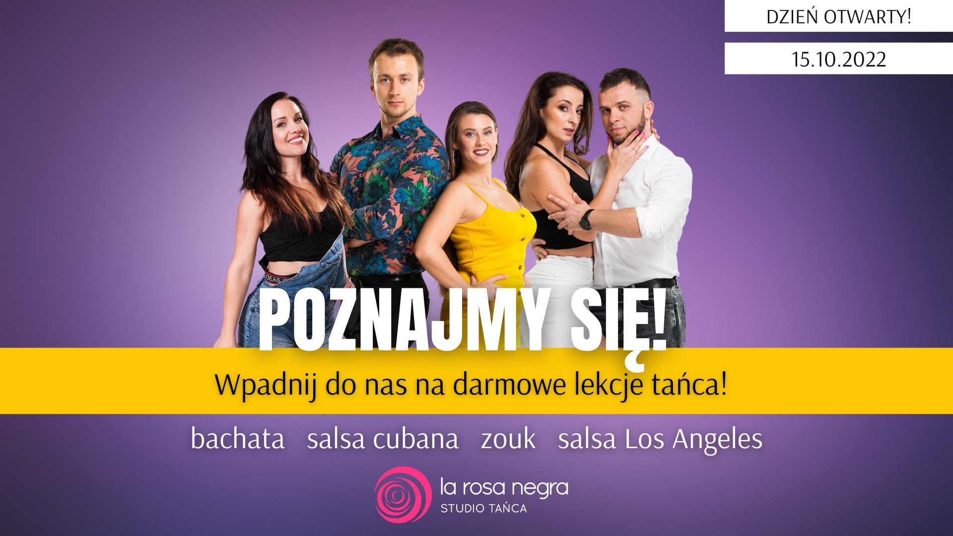 Dzień otwarty. Darmowe lekcje tańca. Poznajmy się! <3