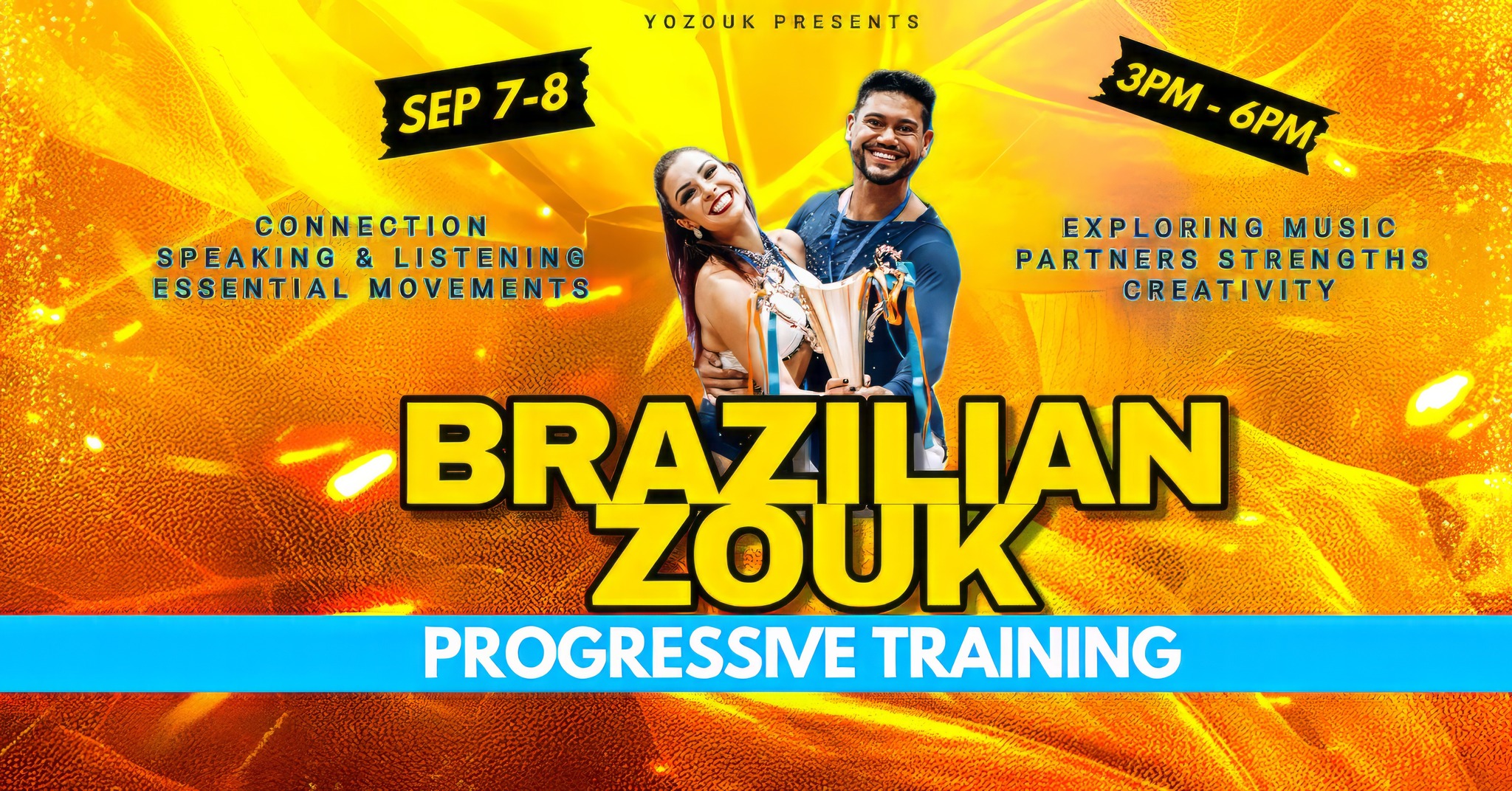 Brazilian Zouk Progressive Training with Diego and Thieli in NYC!