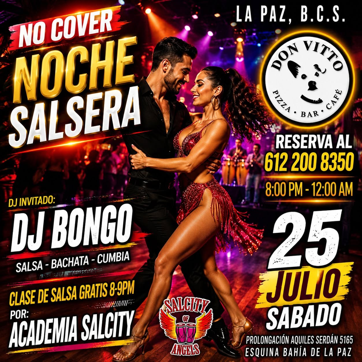 🔥💃 NO COVER NOCHE SALSERA EN LA PAZ 🕺🔥