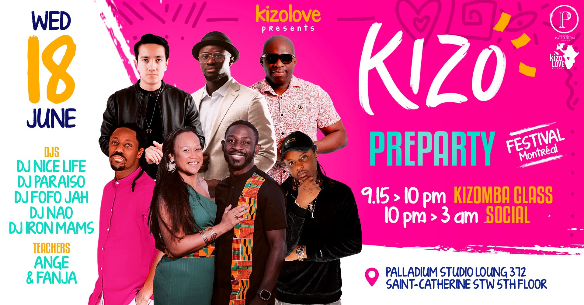 KIZO Pre party Palladium Wed
