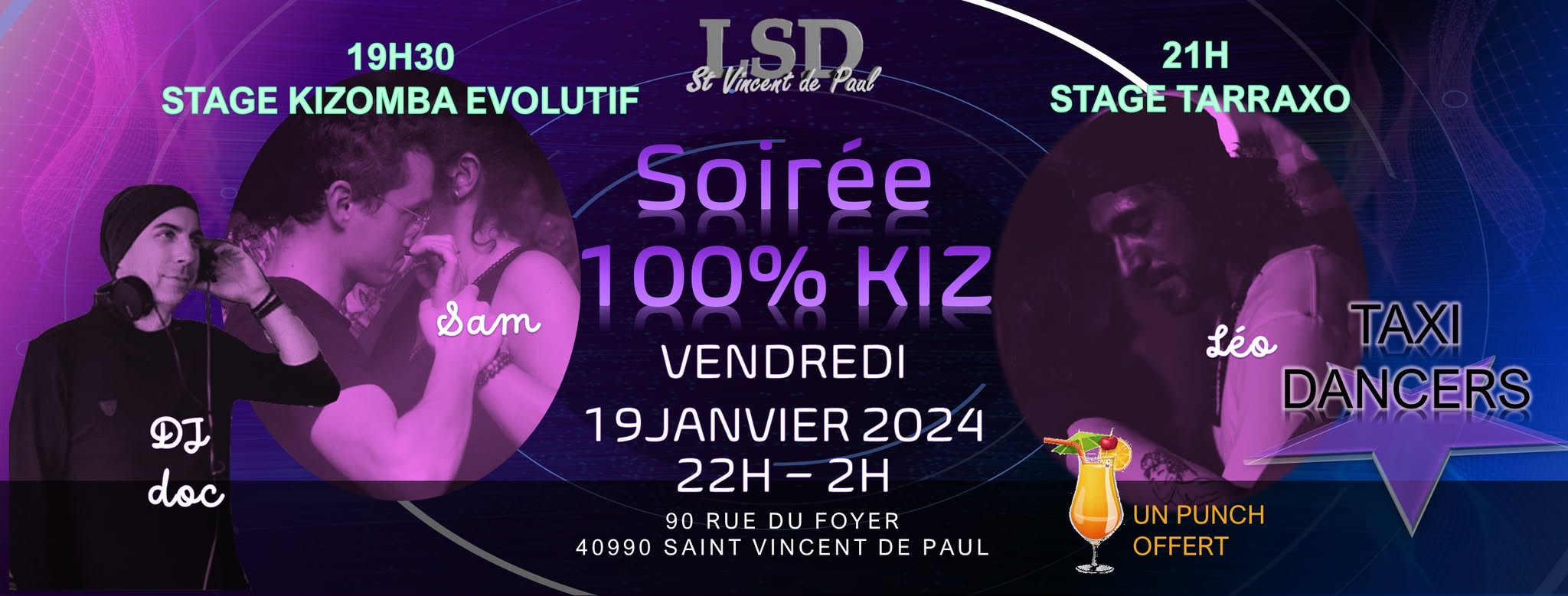 LSD Soirée 100% kiz avec DJ DOC