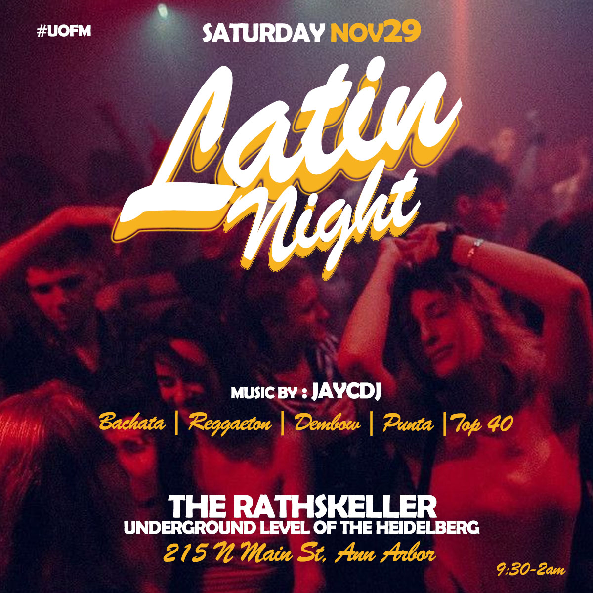 Ann Arbor An Underground Latin Experience The Rathskeller Heidelberg Basement, SAT Nov 29