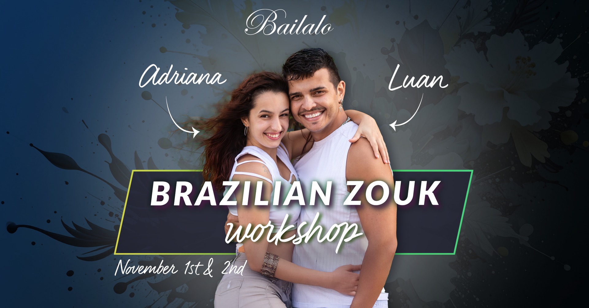Brazilian Zouk Workshops with Luan & Adriana