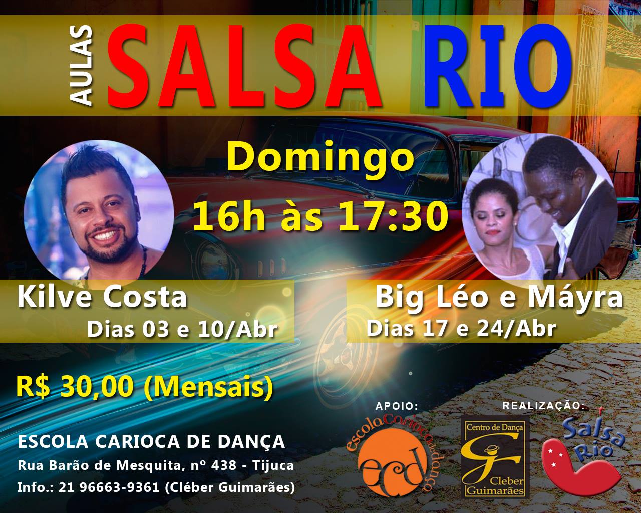 SALSA RIO - Aulas - 1º Mês