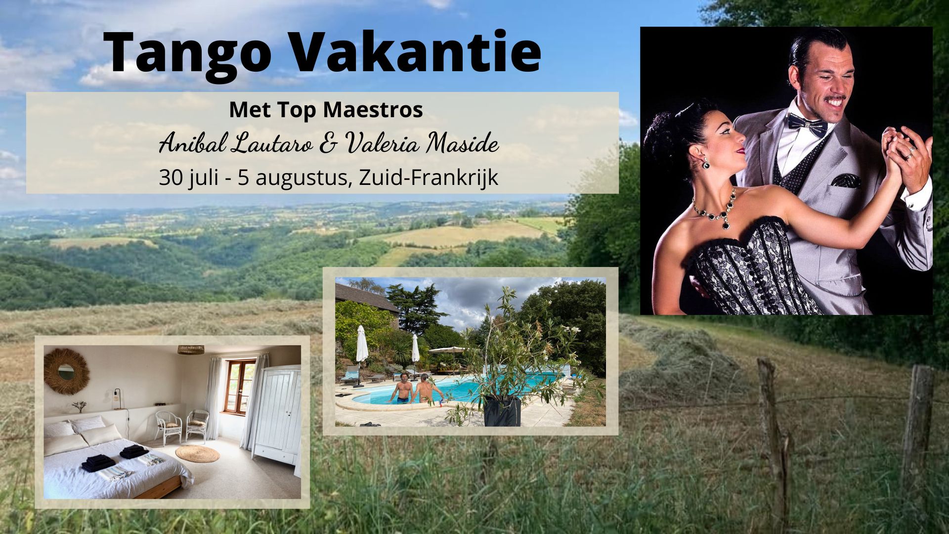 Tango-vakantieweek in Zuid-Frankrijk