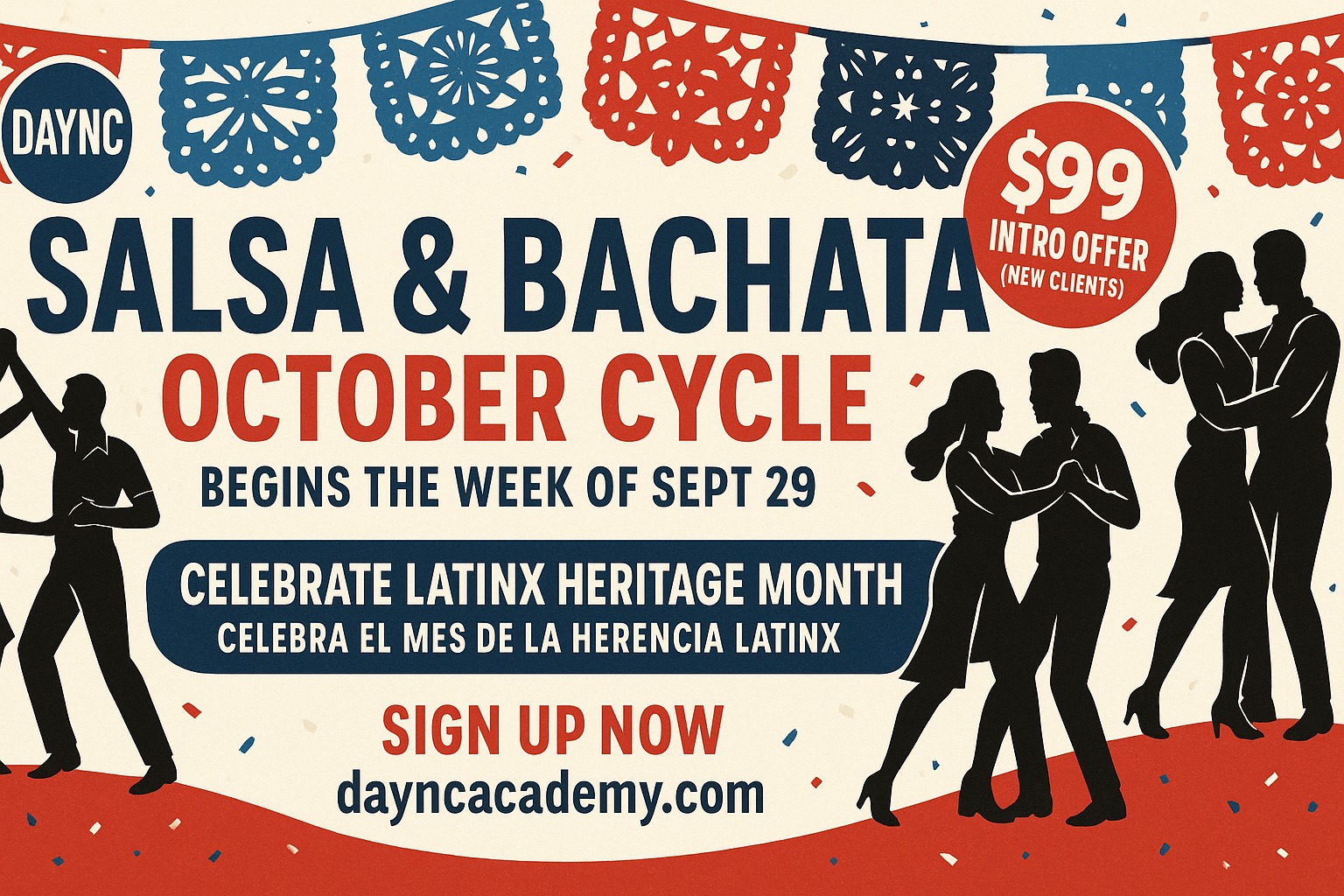 Salsa & Bachata Classes October