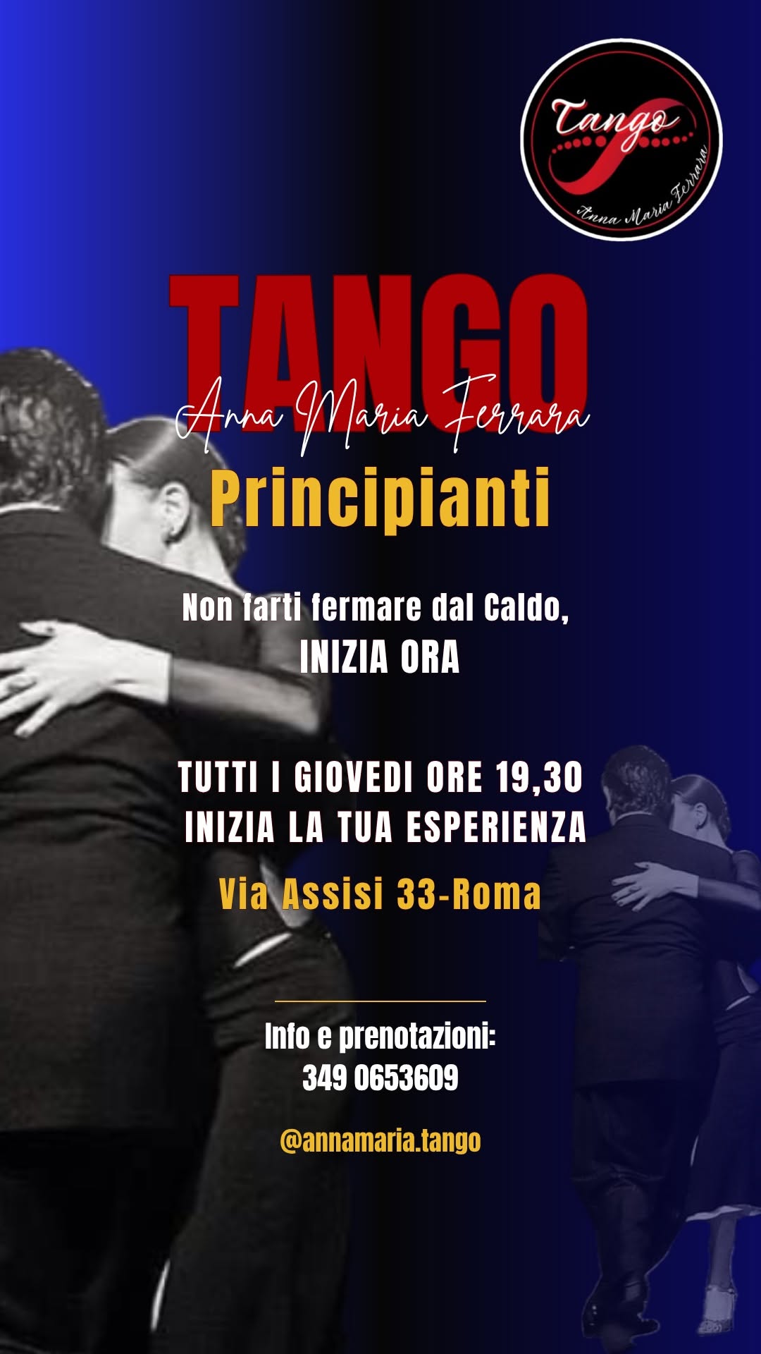 Tango Principianti Giugno e Luglio