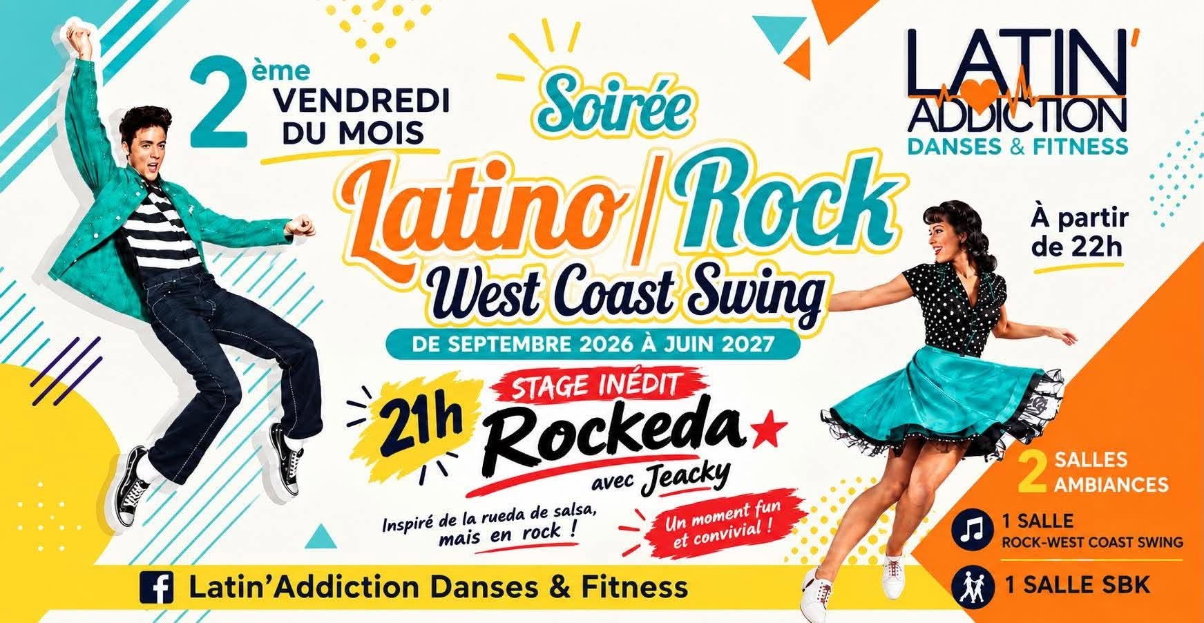 Les Soirées Latino Rock West Coast Swing Saison 2026-2027
