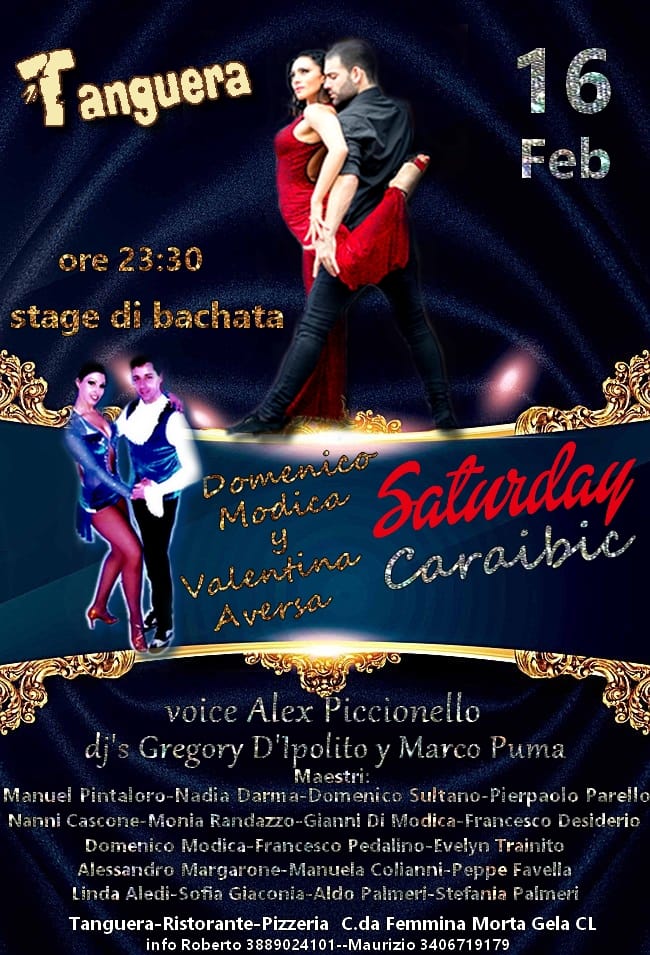 Sabato Caraibico Tanguera