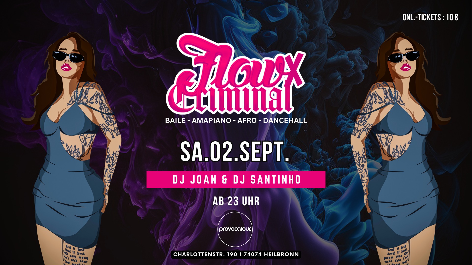 Flow Criminal - Sa.02.Sept. - Club Provocateur