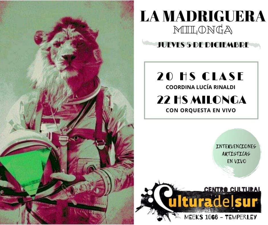 La Madriguera Milonga - 5ta Edición