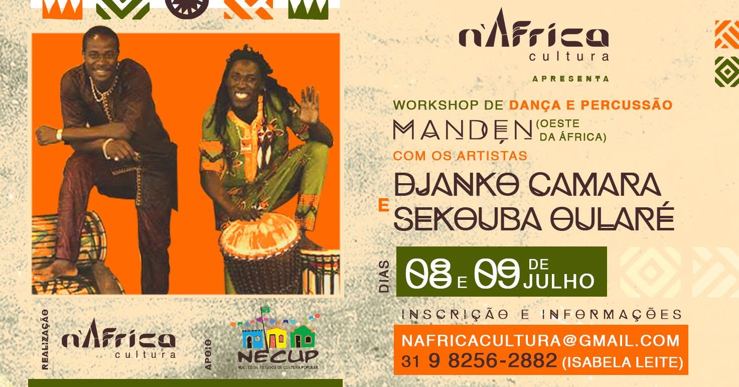 Workshop Dança e Percussão com Djanko Camara e Sekouba Oulare