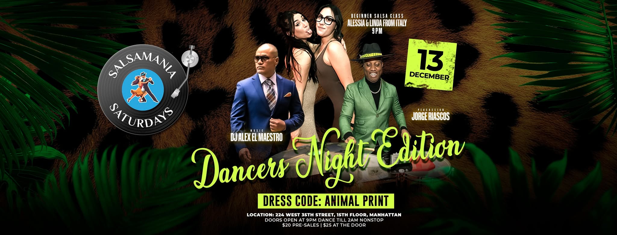 SALSAMANIA Salsa Social DANCERS NIGHT EDITION DECEMBER 13 ๐๐
