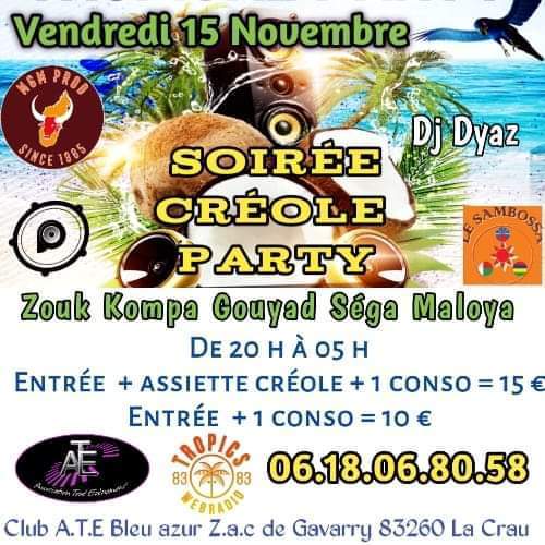 ♪♪♪ Zouk kréol Party ! ♪♪♪