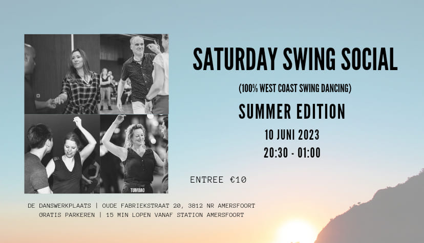 Saturday Swing Social (100% West Coast Swing dancing)