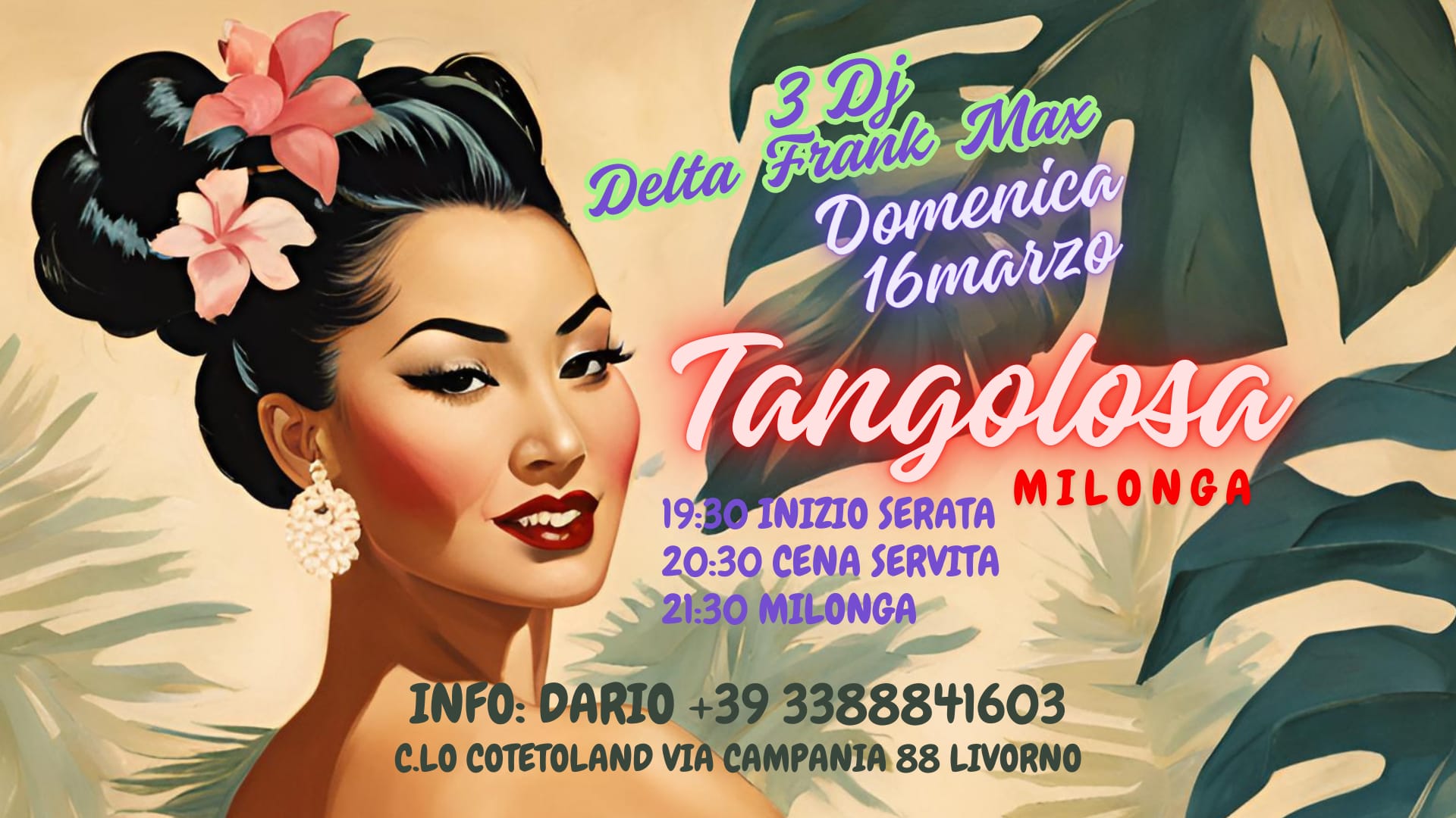 TANGOLOSA MILONGA de Cotetoland con los tres musicalizadores Delta, Frank, Max