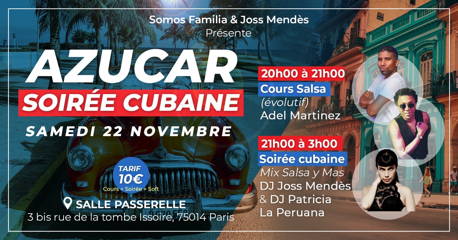 Azucar Anto Danse Patricia la peruana Joss Mendes Samedi 22 Novembre 25