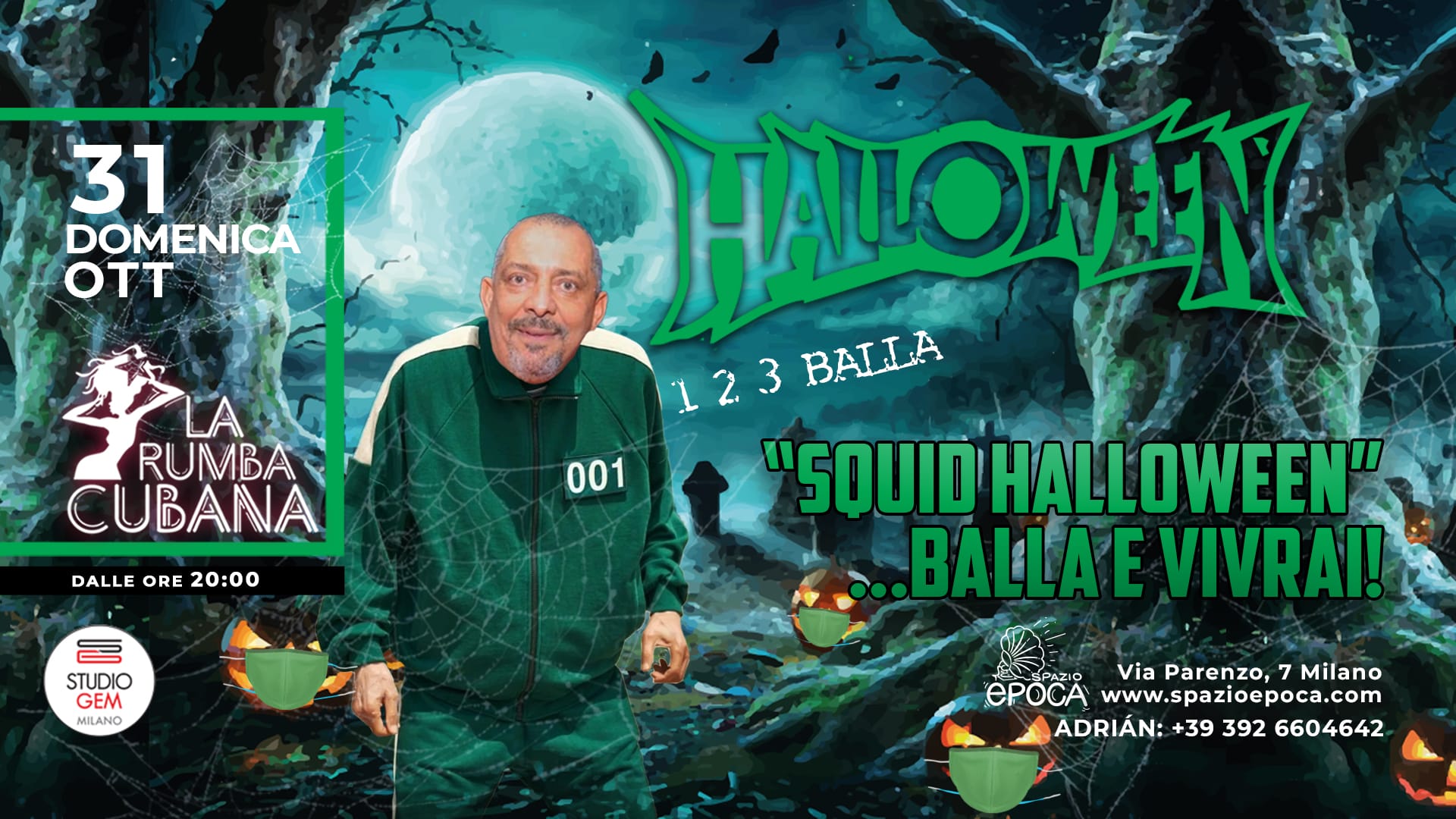 "Squid Halloween" allo Spazio Epoca