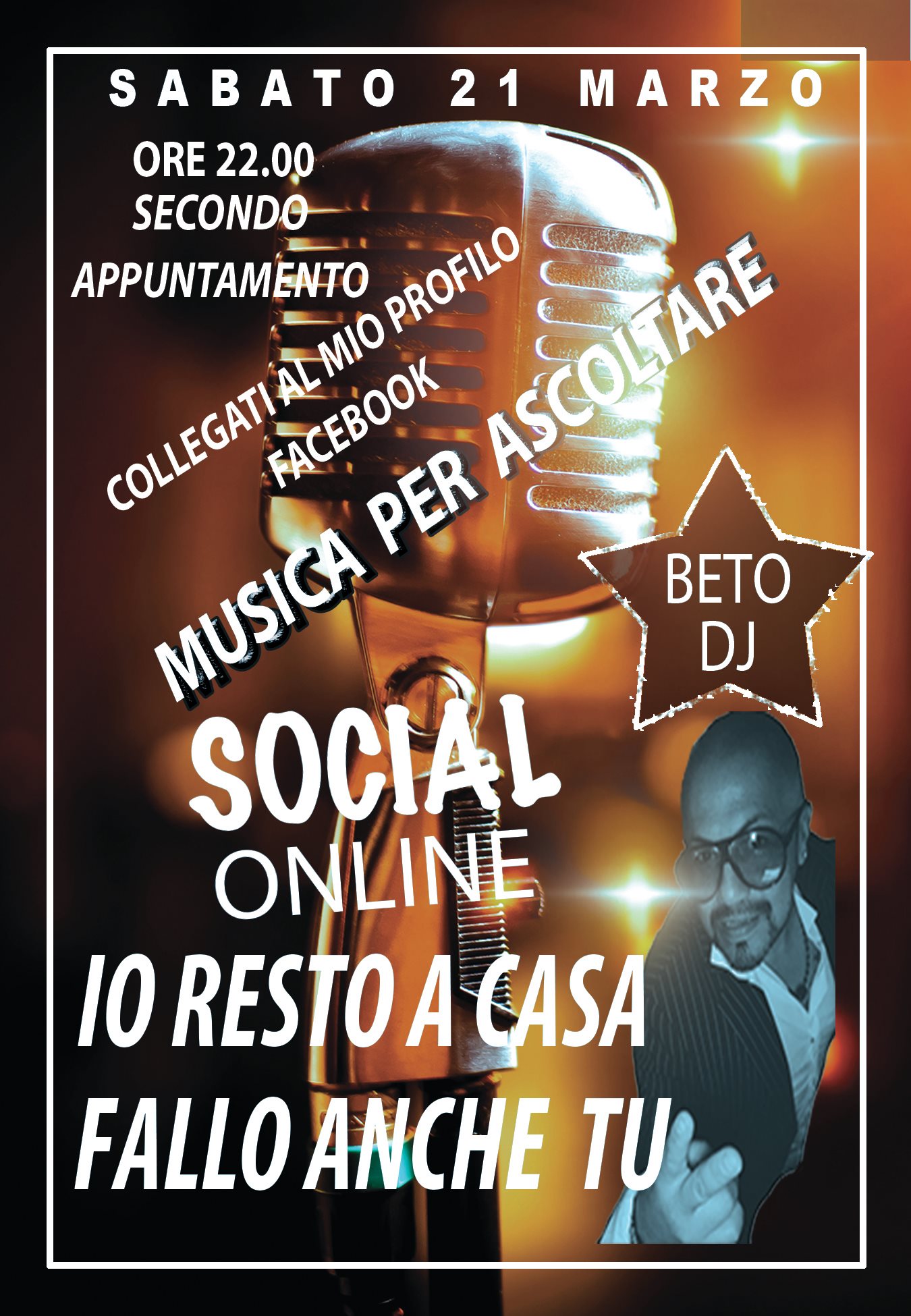 Io resto a casa a ascoltare salsa sin truco sabato 21 03 ore 22