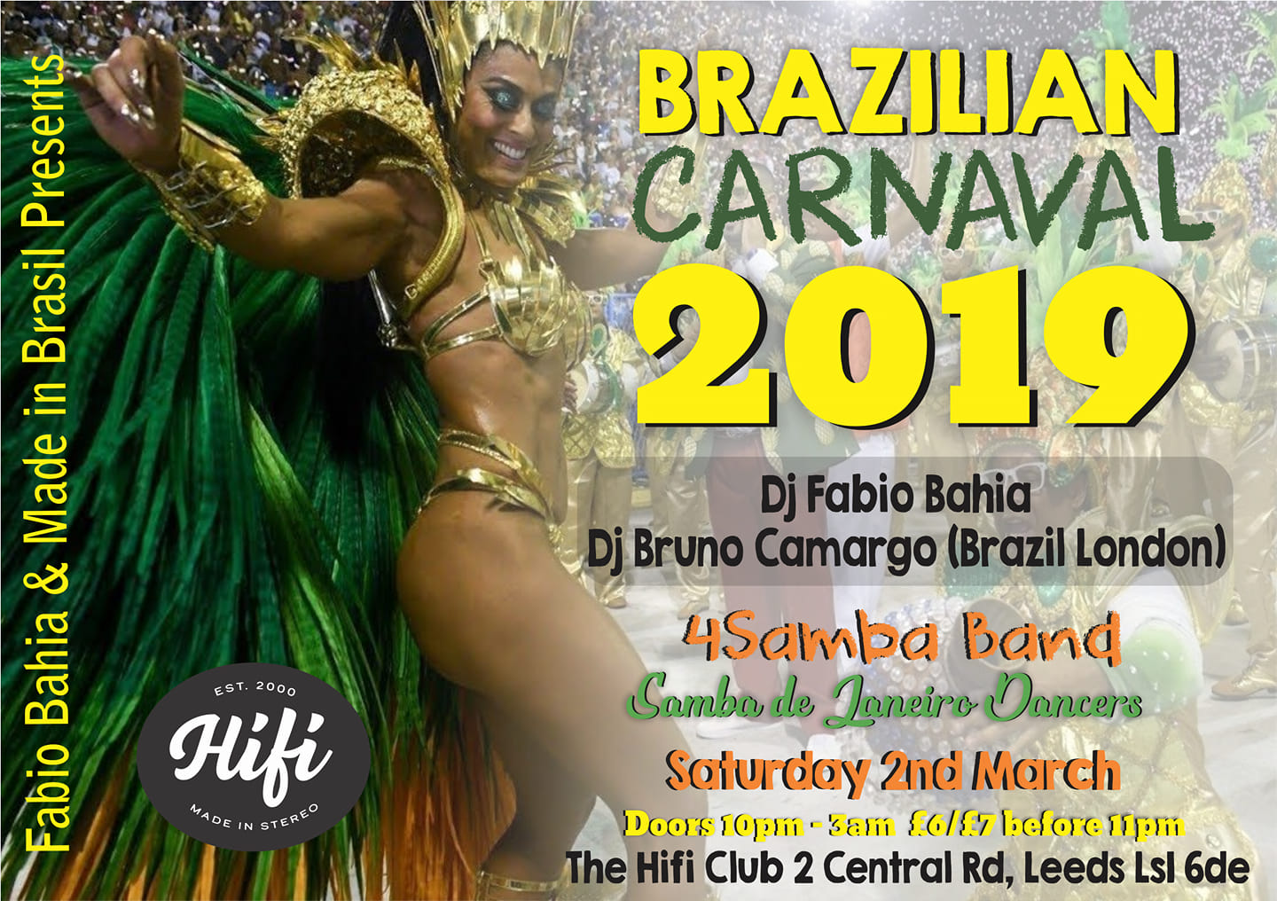 Brazilian Carnaval Party 2019 in Leeds