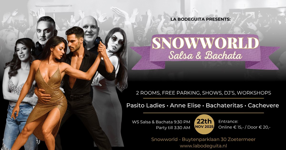 La Bodeguita at SnowWorld Zoetermeer SAT22NOV