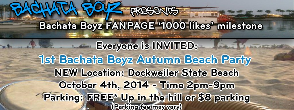 Bachata Boyz: Autumn Beach Party