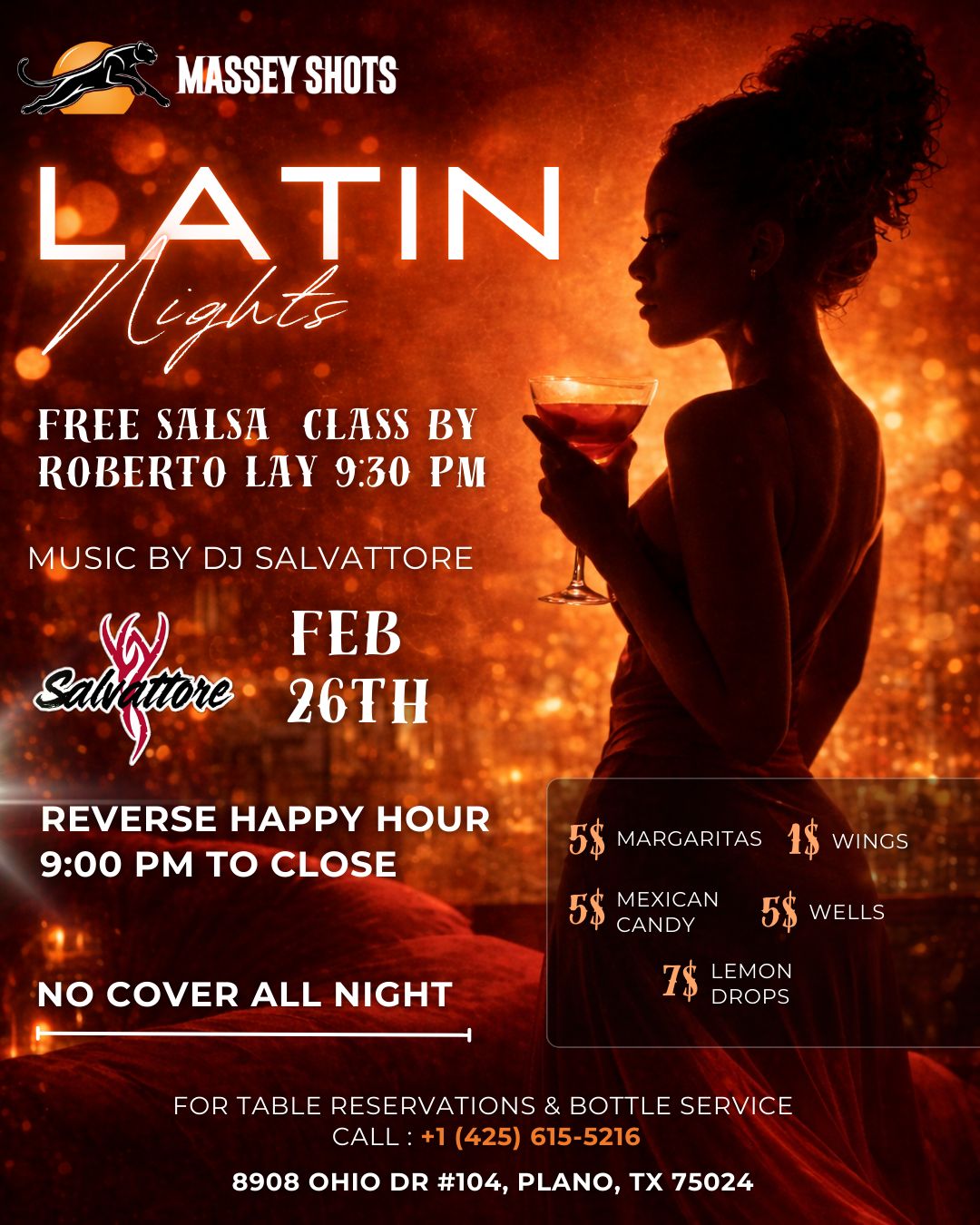 Latin Thursdays @ Massey Shots