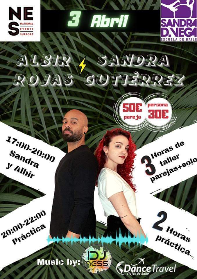 12º INTENSIVO KIZOMBA con ALBIR ROJAS & SANDRA GUTIÉRREZ