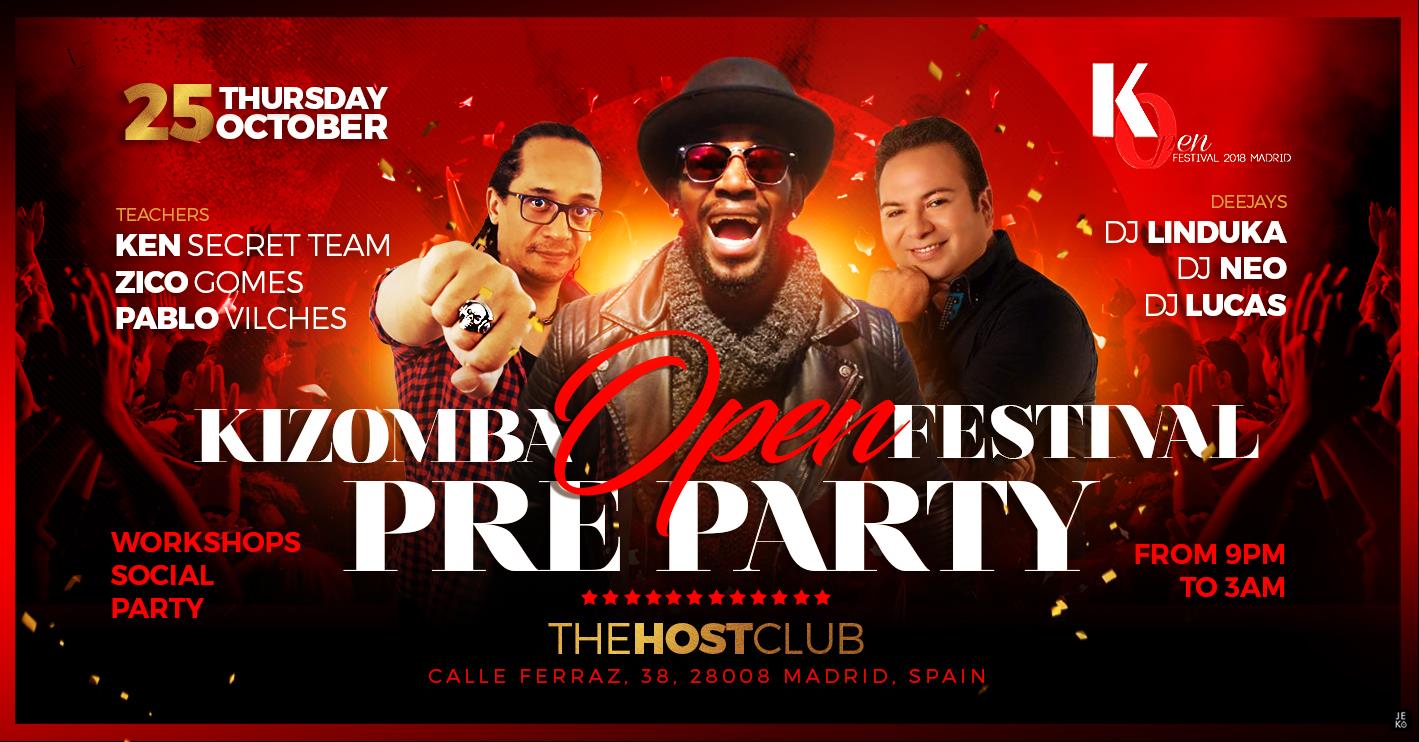 ★★Pre-Party Kizomba Open Festival 2018★★