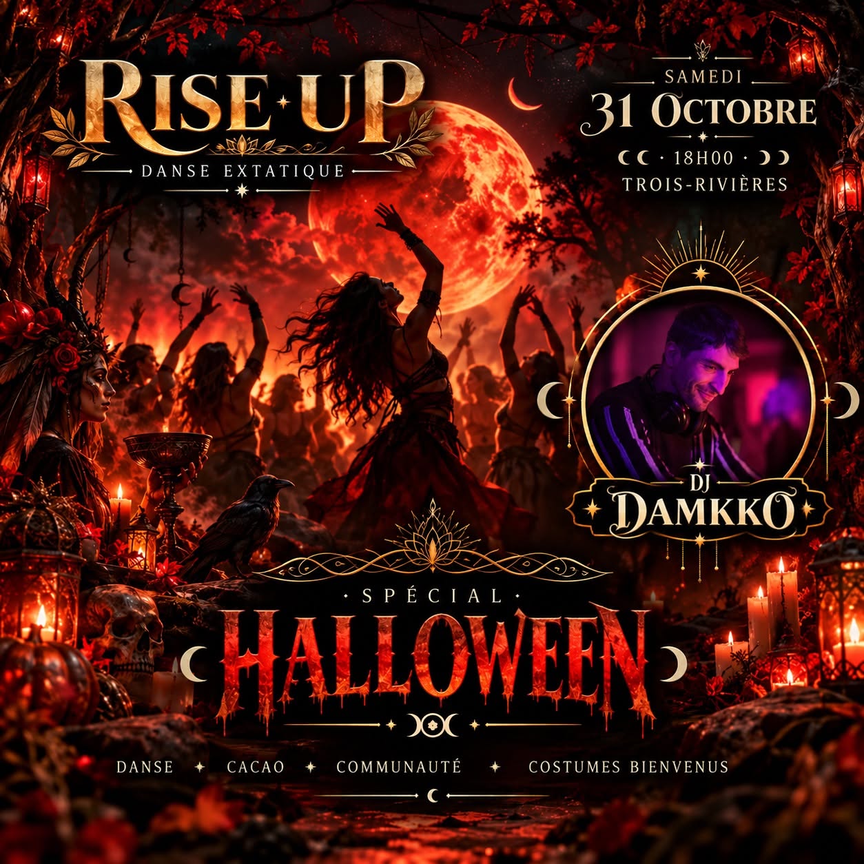 🍂 🌕 Damkko à Rise Up édition HALLOWEEN 🌕 🍂