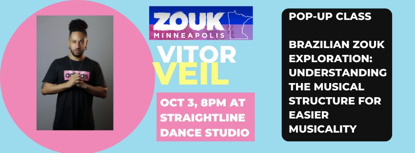 Vitor Veil visits Minneapolis - Brazilian Zouk Pop-up Class