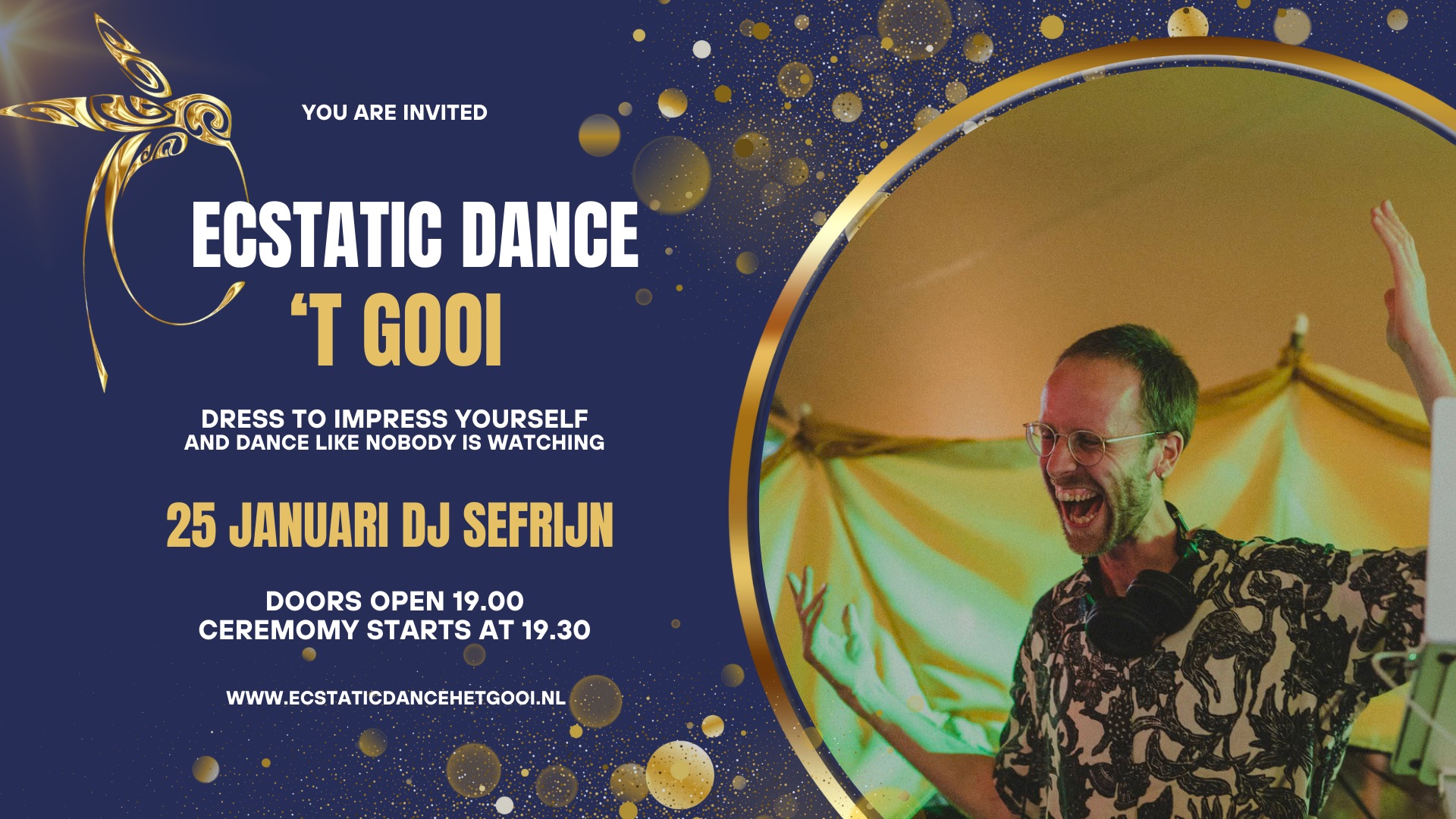 Ecstatic dance ‘t Gooi with DJ Sefrijn