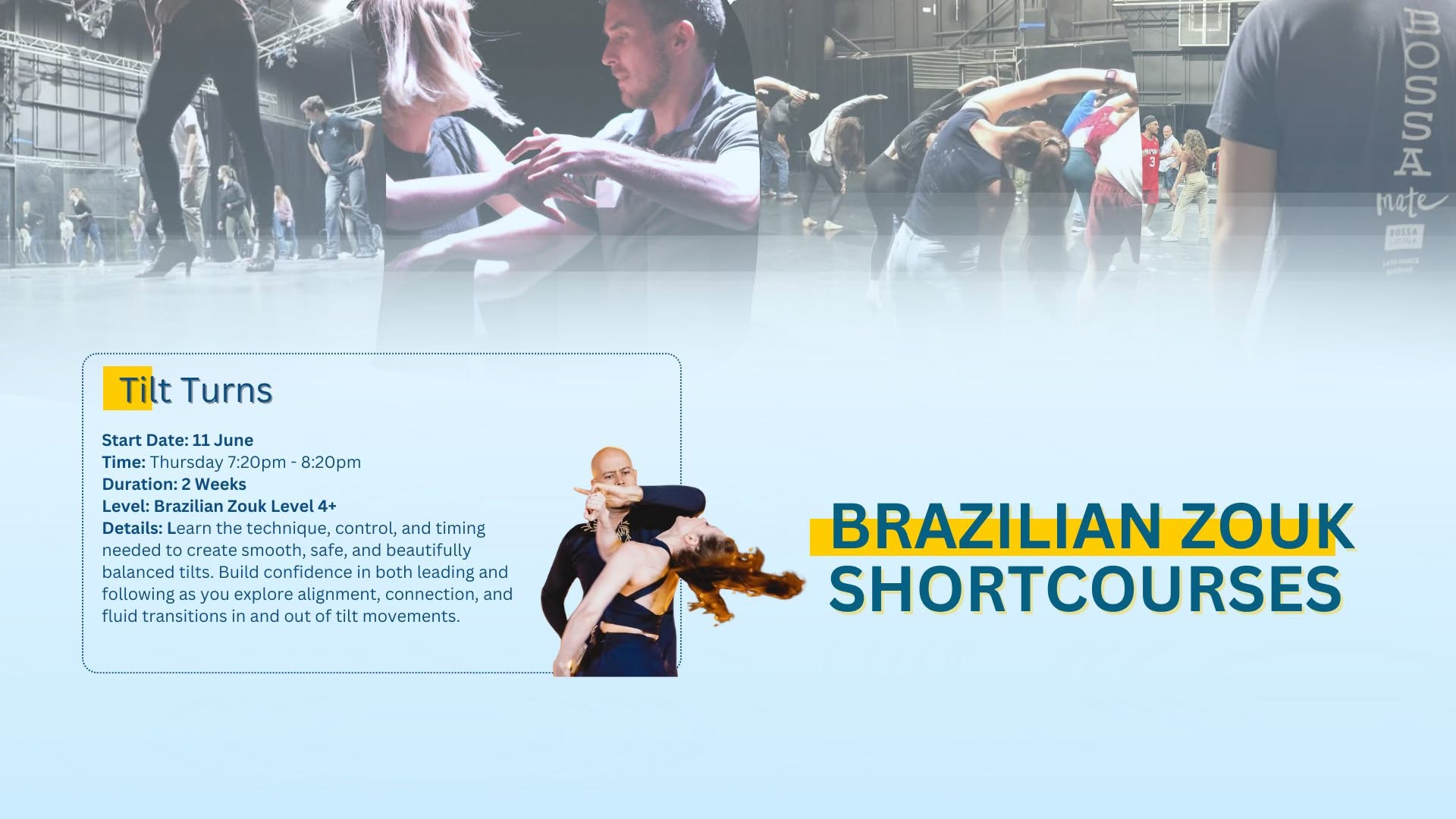 Brazilian Zouk- Tilt turn Short Course
