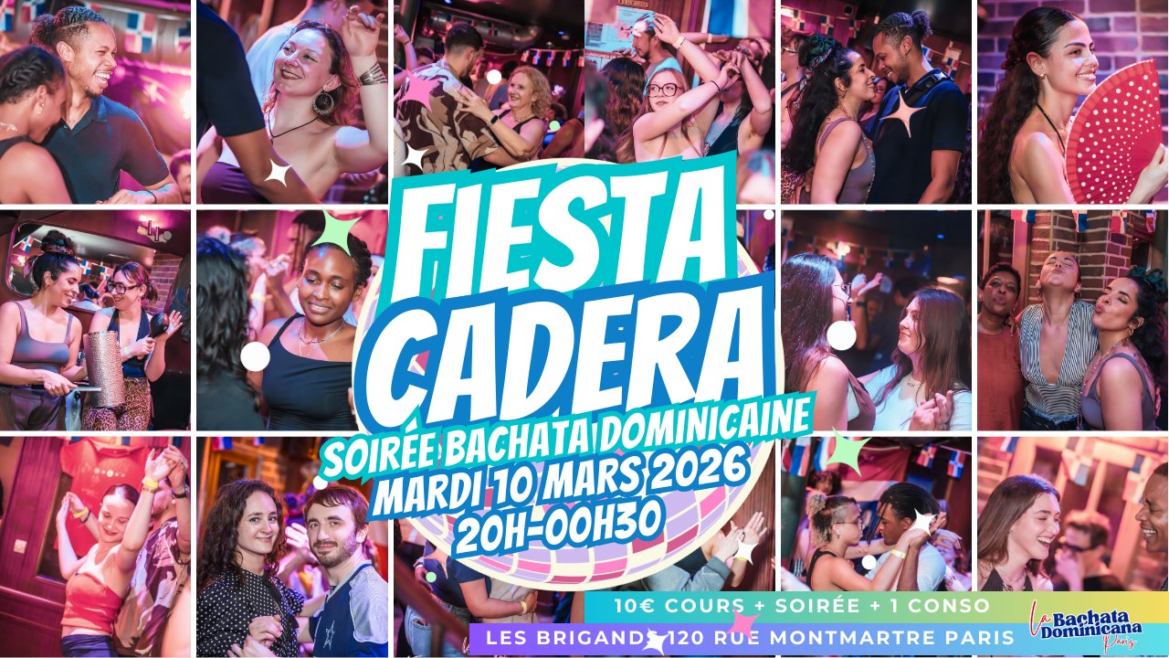 🇩🇴 🪩 Fiesta Cadera : Soirée Bachata Dominicaine 🇩🇴