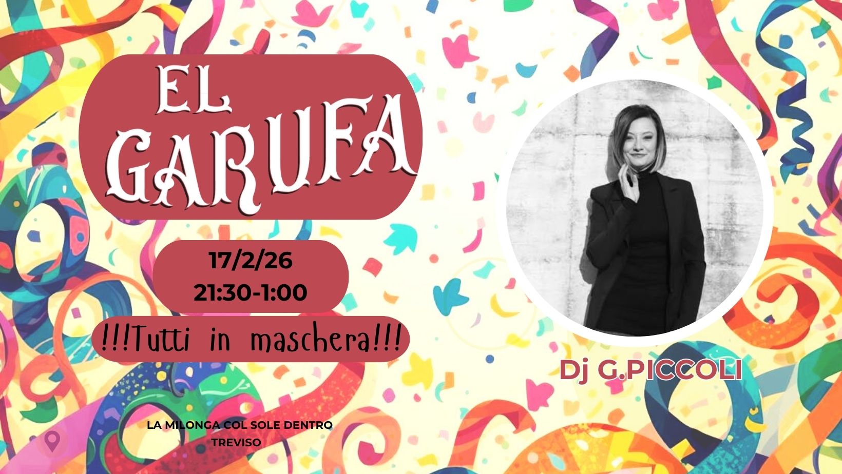 17.2 El Garufa: Milonga di Carnevale! Dj Giorgia Piccoli